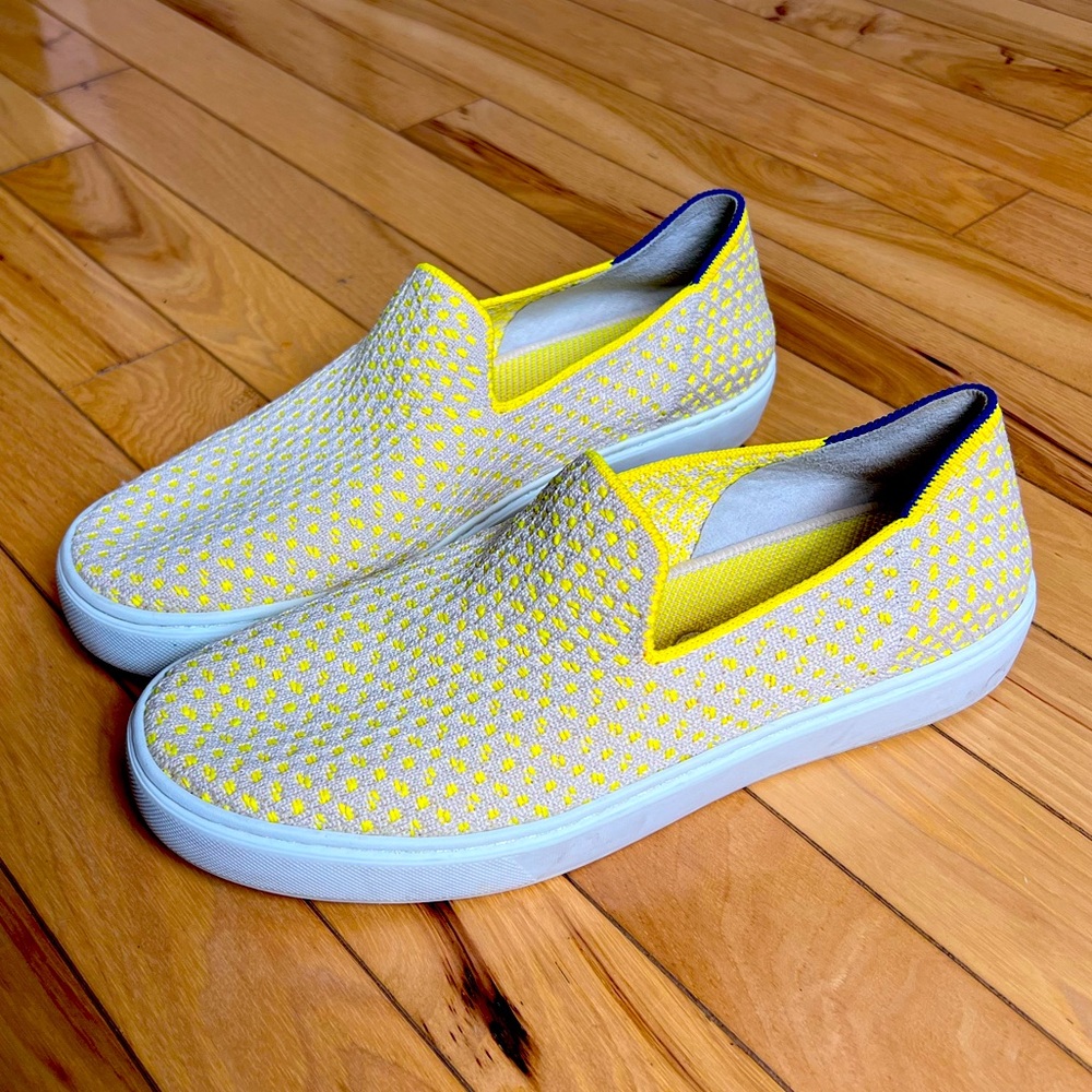 Rothy’s shoes size 8.5 in sunshine honeycomb